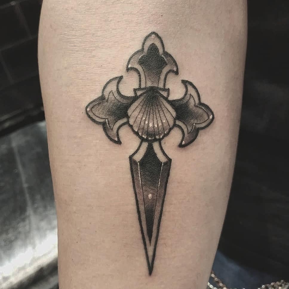 Tatuajes sobre el camino de Santiago