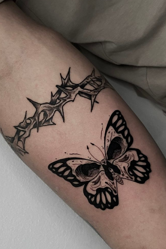Significado del tatuaje de mariposas