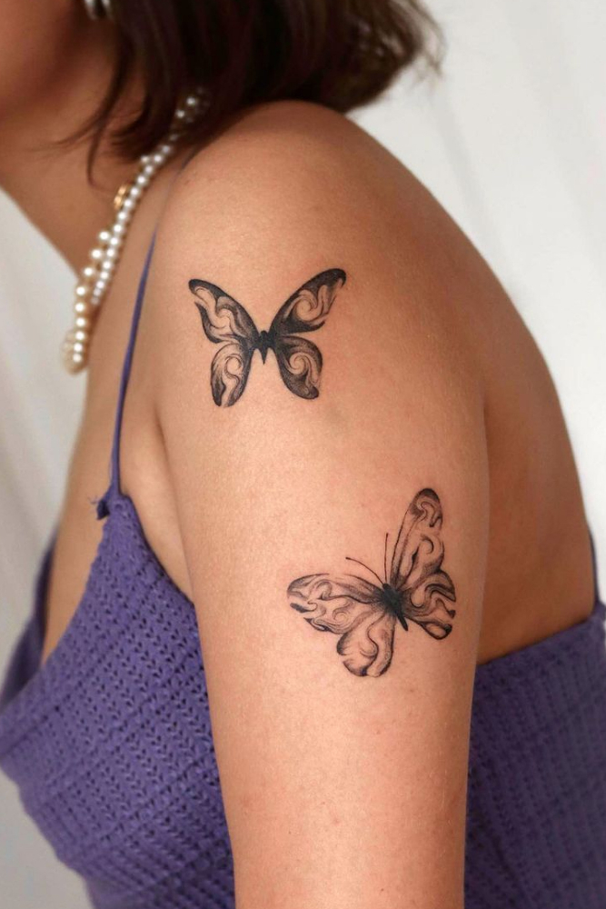 Significado del tatuaje de mariposas